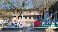 Polémica en la UNRC: "Los que taparon la bandera de Palestina son estudiantes fascistas"