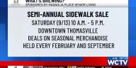 What’s Brewing - Semi-annual sidewalk sale