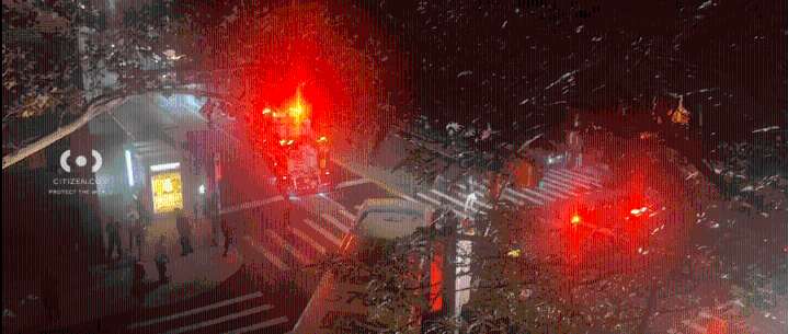 UPDATE Mosholu: MTA Bus Crashes into Retaining Wall Outside Building on Broadway Late Monday Night