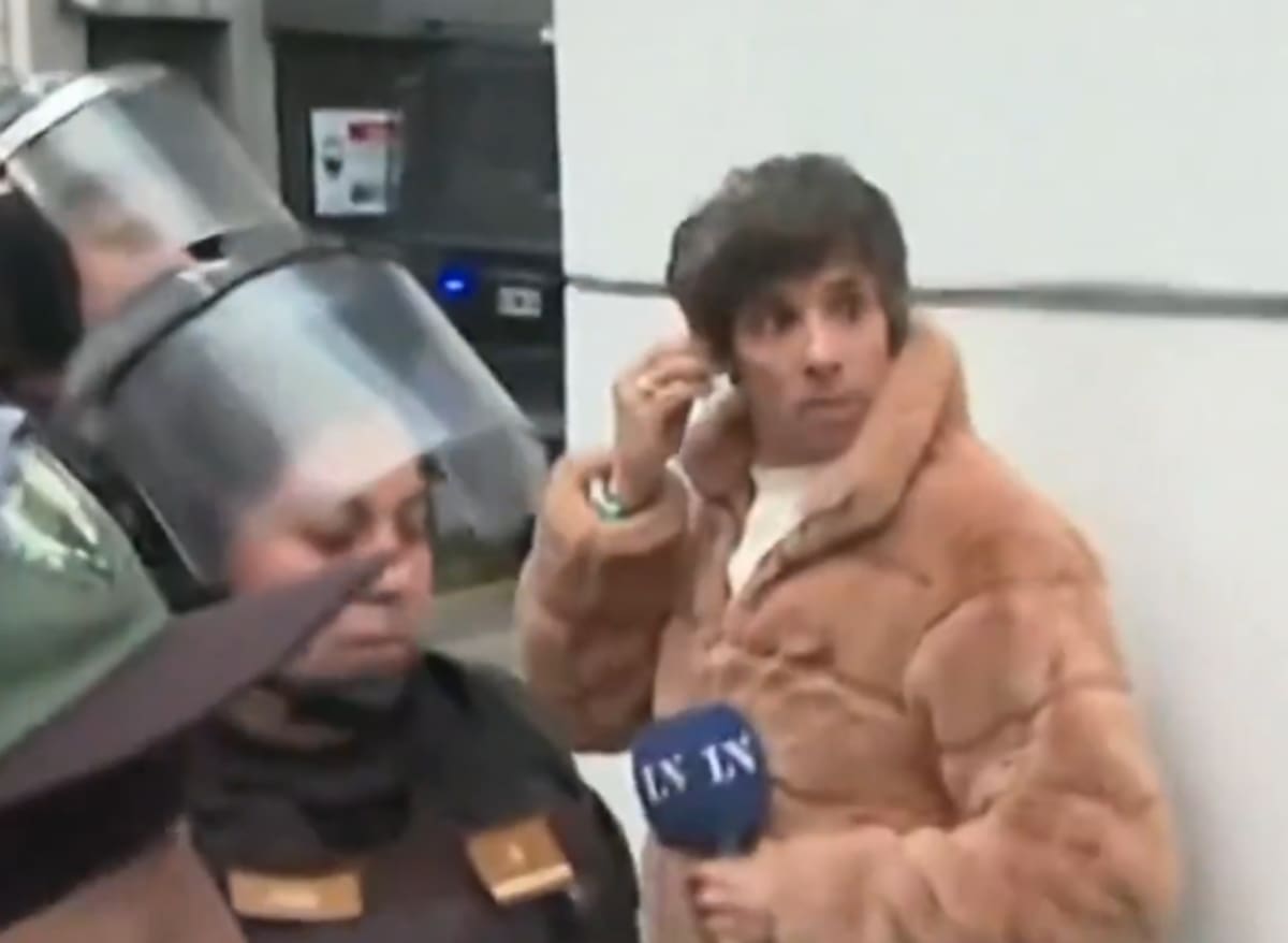"Todo se desvirtuó". Robertito Funes fue agredido en la marcha por el triple crimen