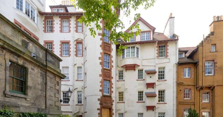 Stunning Edinburgh flat on sale in one of city's most historic blocks off Royal Mile