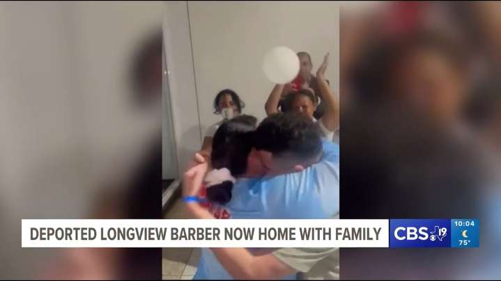 Longview barber from Venezuela reunited with family after he was deported to El Salvador prison