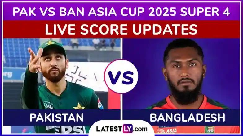 Cricket PAK 55/5 in 12 Overs | Pakistan vs Bangladesh Live Score Updates of Asia Cup 2025 Super 4: Shaheen Afridi, Mohammad Haris Join Forces