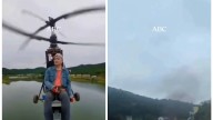 Estas son las impactantes imágenes del accidente donde Tang Feiji perdió la vida