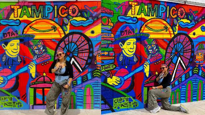 Tras su apertura, Amazon Tampico sorprende con mural lleno de color, cultura y un toque extraterrestre