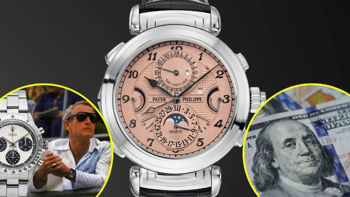 Los 5 relojes más caros de la historia: Uno perteneció a reconocido actor de Hollywood