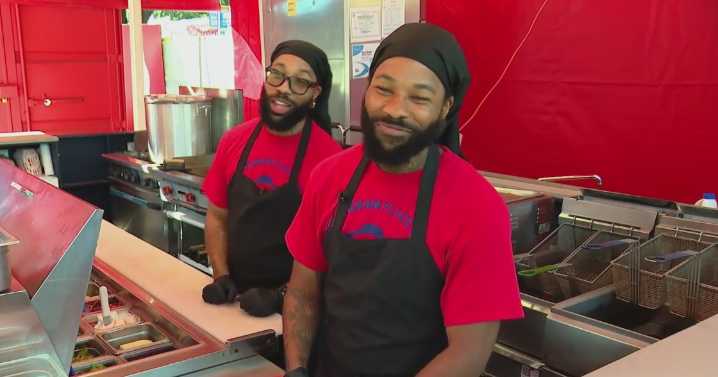 Twin brothers make State Fair history with vegan food booth