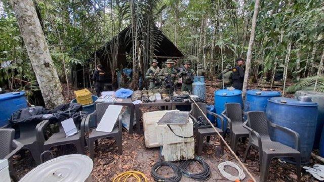 FANB desmantela dos campamentos usados por grupos Tancol en Amazonas