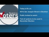 Voting systems undergoing testing in San Joaquin County