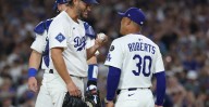 Offense comes alive behind Clayton Kershaw in his final regular season start at Dodger Stadium