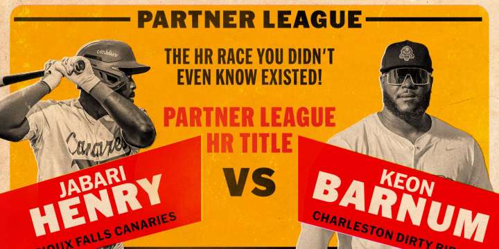 Jabari Henry and Keon Barnum are battling for a home run title you've never heard of