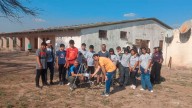 Alumnos de Colonia Isla observaron al sol con el observatorio móvil AstroDora