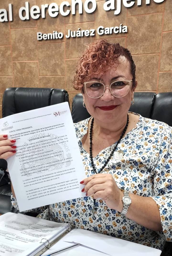 Solicita Dip. Maythé Méndez informe sobre avances en reforma a la defensoría pública