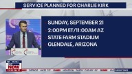 Charlie Kirk funeral plans announced