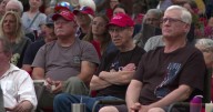 Hundreds gather in Hutchinson for vigil in honor of Charlie Kirk