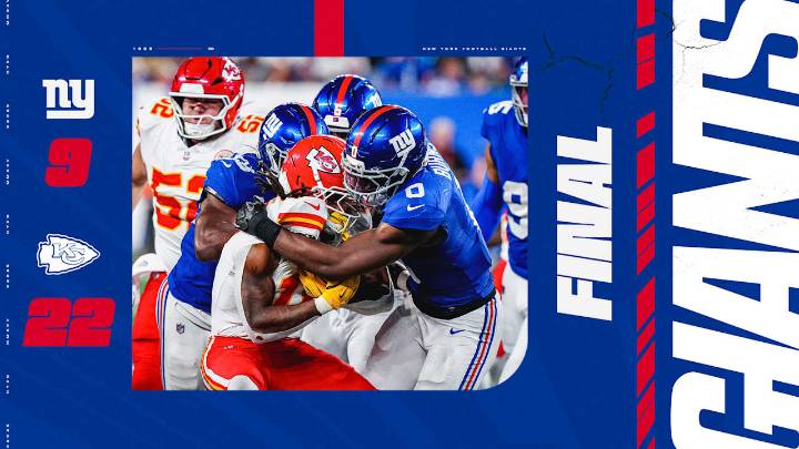 Instant Analysis: Giants fall to Chiefs, 22