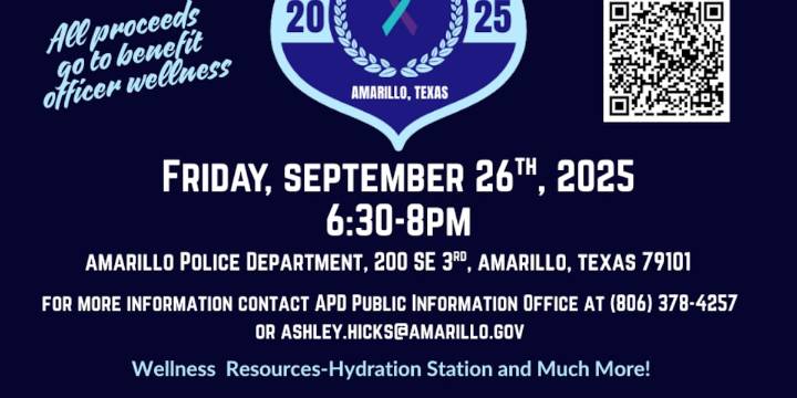 Amarillo PD to hold walk to raise awareness for suicide prevention Friday