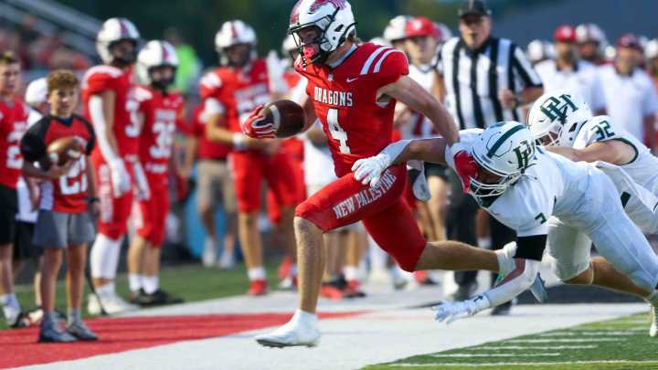 Indiana high school football: New Palestine defeats Pendleton Heights