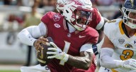 Castellanos leads Florida State, which has school-record 498 rushing yards in rout of Kent State
