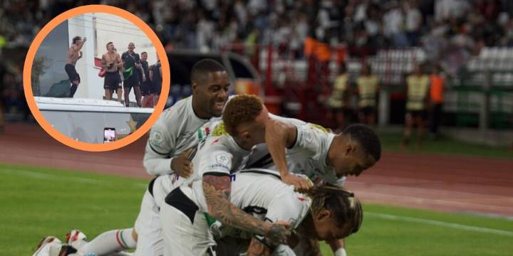 Así fue la celebración antes de tiempo del Once Caldas en el partido ante Independiente del Valle