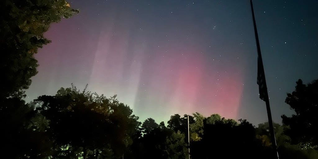 Northern Lights wow in Midwest during strong solar storm with more auroras possible Monday