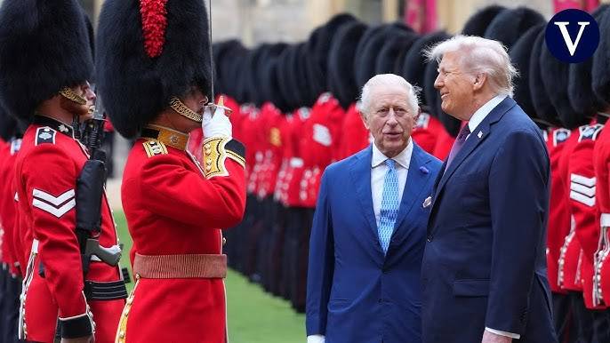 VIDEO: Así fue la recepción con pompa real a los Trump en el castillo de Windsor
