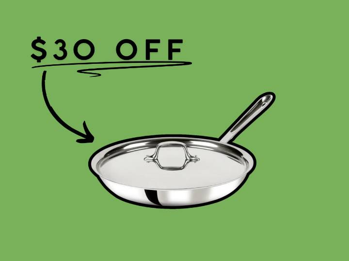 All-Clad's 12-inch pan is $30 off during a limited time sale