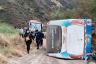 Tres accidentes deja 2 fallecidos y más de 20 heridos