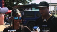 Saints fans keep spirits high despite home opener loss