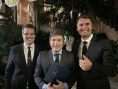 Con un mensaje en contra de la izquierda, Javier Milei habló del asesinato de Charlie Kirk