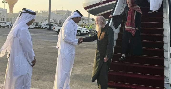 British couple held for months in Afghanistan arrive back in UK