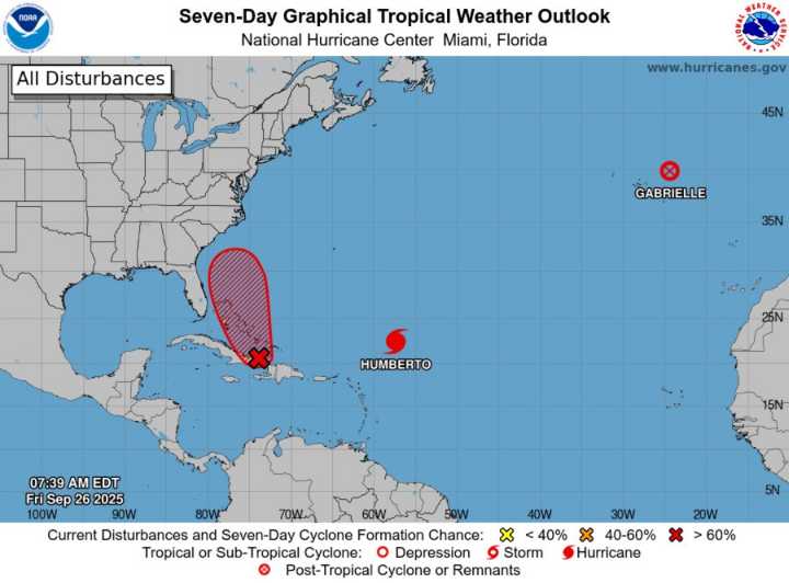 Alerta por posible llegada de depresión tropical a costas de NC