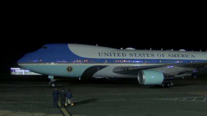 US President Donald Trump and First Lady Melania Trump arrive in UK for second state visit