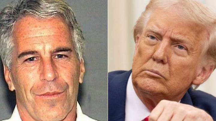 VIDEO VIRAL: La estatua de Donald Trump y Jeffrey Esptein «tomados de la mano» que apareció frente al Capitolio