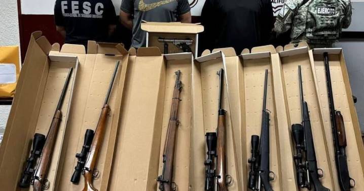 SSC en Baja California decomisa más de 340 armas en nueve meses