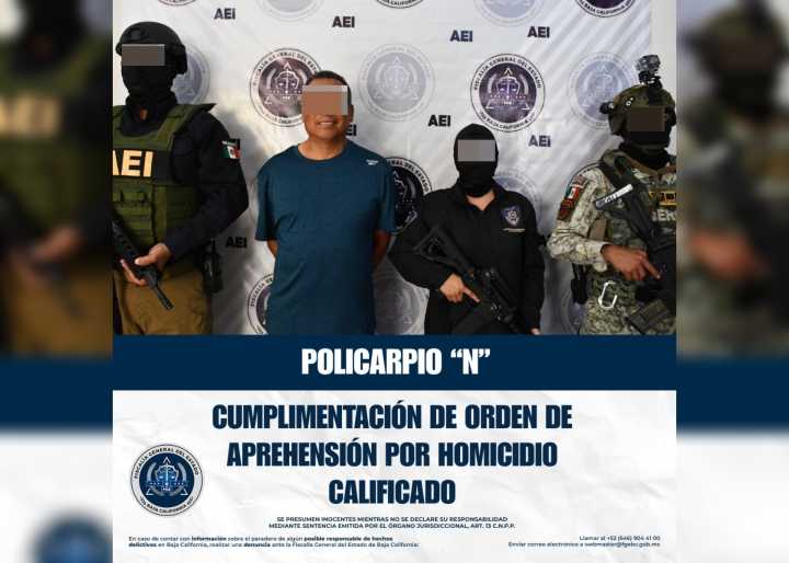 Capturan a ex policía prófugo por homicidio cometido hace más de 30 años