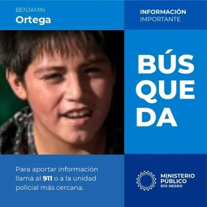 Activan protocolo de búsqueda en Río Negro para hallar a un nene de 9 años