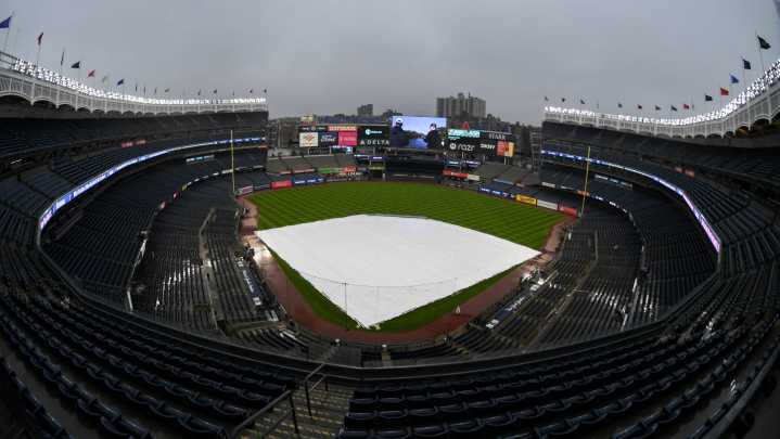New York Yankees game vs. Toronto Blue Jays in a rain delay