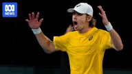 Alex de Minaur sends Australia's Davis Cup tie against Belgium into decider after doubles epic