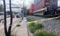 Adulto mayor no gana el paso al tren en León