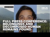 FULL PRESS CONFERENCE: Officials await DNA results to confirm if remains belong to Travis Decker