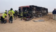 Senapred Atacama confirma más de 10 heridos graves tras volcamiento de bus en Copiapó