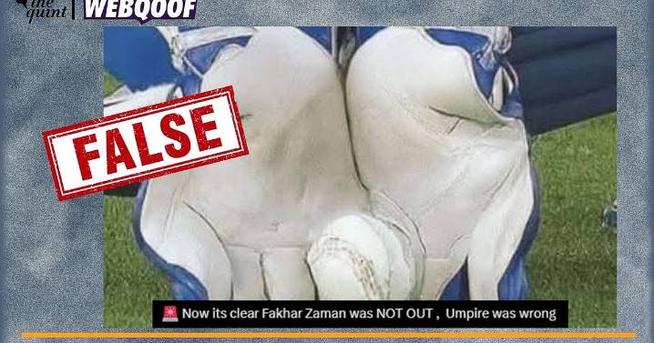 Fake Image Viral as ‘Proof’ of Fakhar Zaman Being Wrongly Given Out in Asia Cup