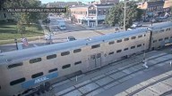 Wild video shows person sliding under Metra train in Hinsdale