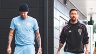 La reacción de Messi y De Paul al enterarse del gol de Racing en plena entrada en calor