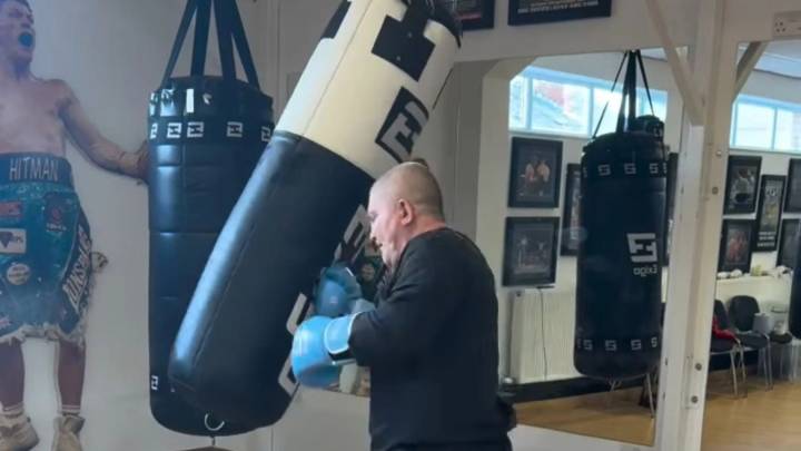 Tragic last video of Ricky Hatton shows him training hard just hours before he was found dead at home