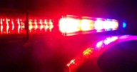 Front Street closed near N. Olive after crash, vehicle fire