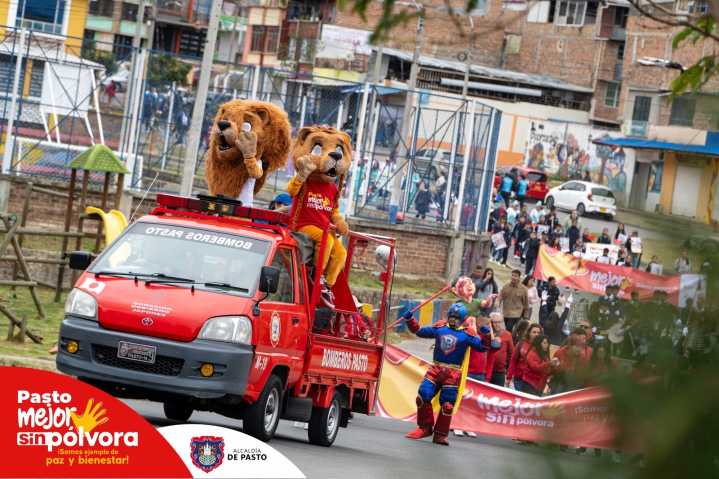En la capital nariñense se realizó el lanzamiento de la campaña ‘Pasto Mejor sin Pólvora’