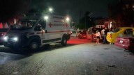 Joven queda malherido tras chocar su cuatrimoto contra auto