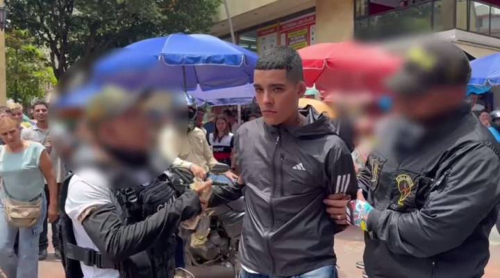 Video: ‘Keyner’ fue capturado en Bucaramanga cobrando $30 millones en una extorsión